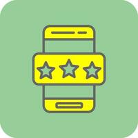 Rating  Vector Icon Design