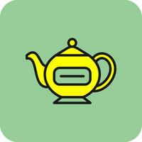 Teapot Vector Icon Design