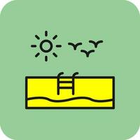 Swimming Pool  Vector Icon Design