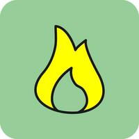 Flame  Vector Icon Design