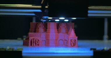 Printing 3D model of St Basil Cathedral video