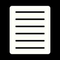 Document Align Justify Vector Icon