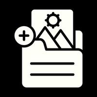 Document Insert Image Vector Icon