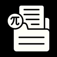 Document Insert Formula Vector Icon