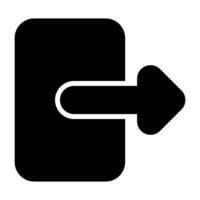 Exit Vector Icon