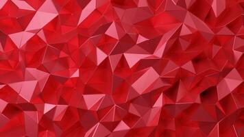 3D render of red abstract background photo