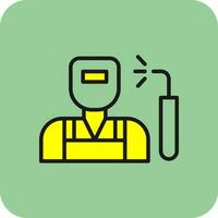 Welder  Vector Icon Design