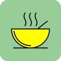 Bowl Vector Icon Design