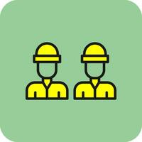 trabajadores vector icono diseño