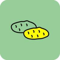 patatas vector icono diseño