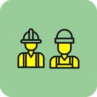 trabajadores vector icono diseño