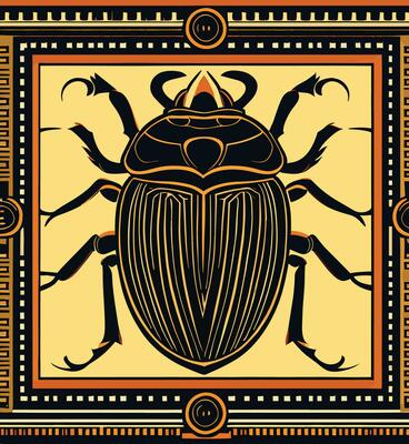 The ancient insects in the Egyptian pyramids have specific names.