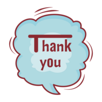 Thank You Set Small Talk Dialogue Pastel Color Style png