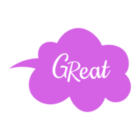 Great Set Small Talk Dialogue Flat Color Style png