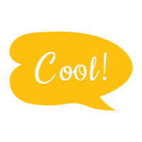 Cool Set Small Talk Dialogue Flat Color Style png