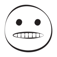 Awkward Grunge Emoticons Outline Style png