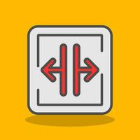 Width Vector Icon Design