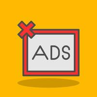 Remove ads  Vector Icon Design