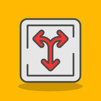 Merge Vector Icon Design