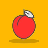 Peach Vector Icon Design