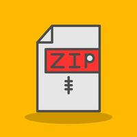 Zip  Vector Icon Design