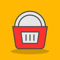 Picnic Basket  Vector Icon Design