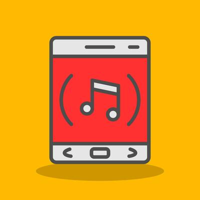 Music App  Vector Icon Design