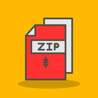 Zip  Vector Icon Design