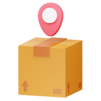 3d package is in location png