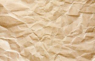 Photo view of crinkled paper texture background