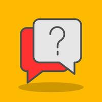 Question  Vector Icon Design