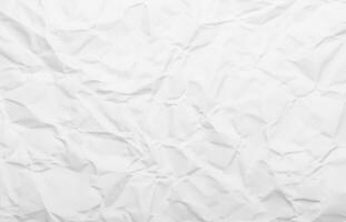 Photo view of crinkled paper texture background