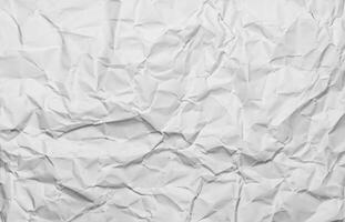 Photo view of crinkled paper texture background