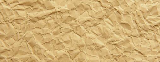 Photo view of crinkled paper texture background