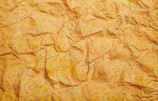 Photo view of crinkled paper texture background