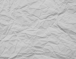 Photo view of crinkled paper texture background