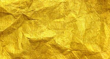 Photo view of crinkled paper texture background