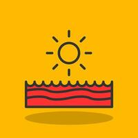 Beach  Vector Icon Design