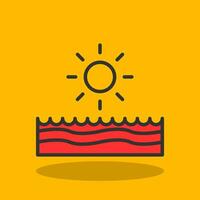 Beach  Vector Icon Design