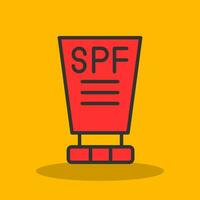 spf vector icono diseño