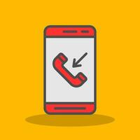 Incoming Call  Vector Icon Design