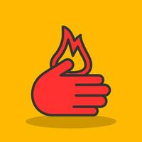 Burn  Vector Icon Design