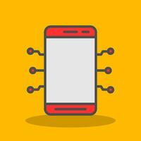 Mobile Technology  Vector Icon Design