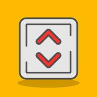 Up And Down Arrow Vector Icon Design
