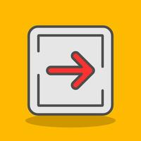 Right Arrow Vector Icon Design