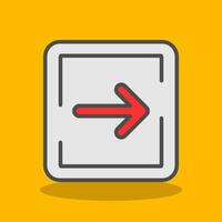Right Arrow Vector Icon Design