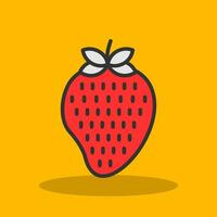 Strawberry Vector Icon Design