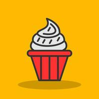 Cupcake Vector Icon Design