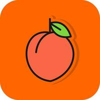 Peach Vector Icon Design