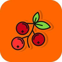 Cranberry Vector Icon Design